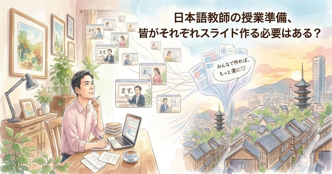 Japanese language teacher lesson preparation: Is it necessary for ...
