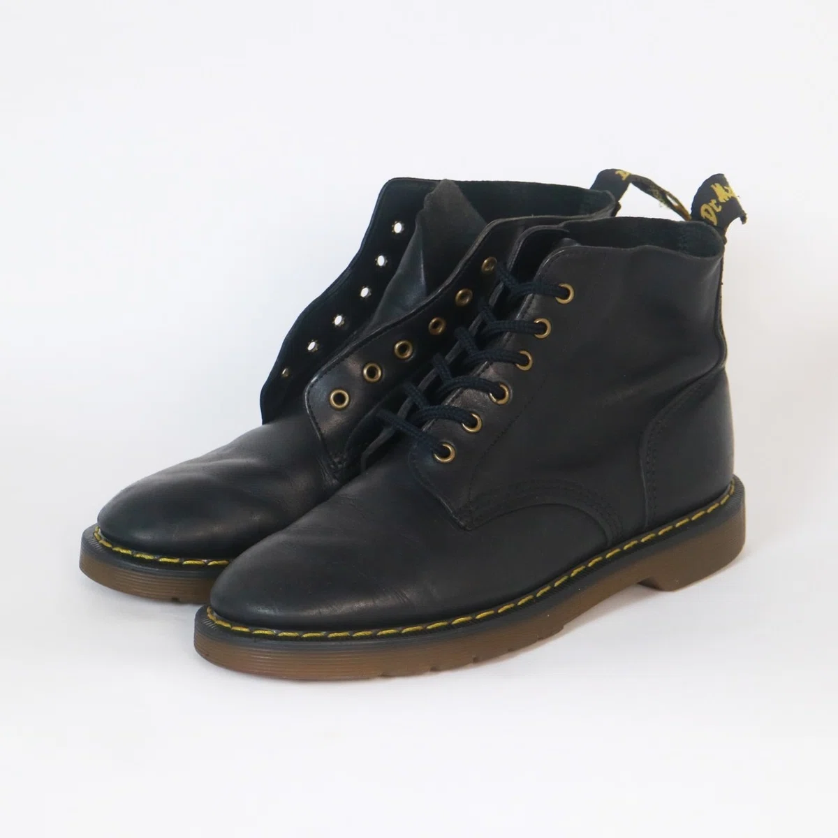 3回着用のみ！Dr. からく Martens 黒 レザー バウンシングソール ブーツ