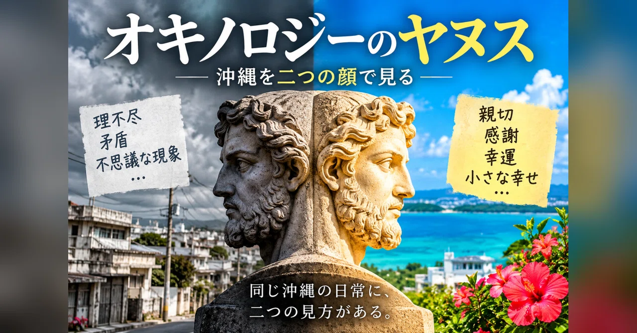 Why I named it 'Janus of Okinology'. The idea of viewing Okinawa with ...