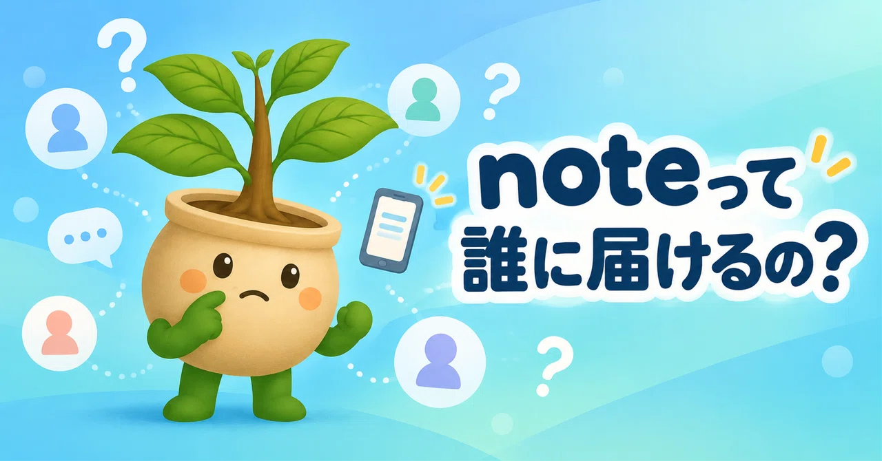 Who are you writing note for?｜🌱 サポっち🌴