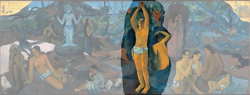 ゴーギャン Paul_Gauguin_-_D'ou_venons-nous (2)　中央