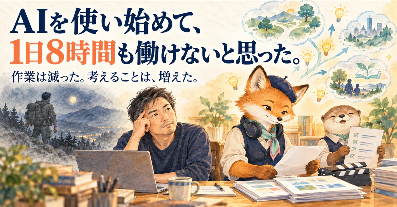 After starting to use AI, I realized I couldn't work 8 hours a day.｜竹内誠