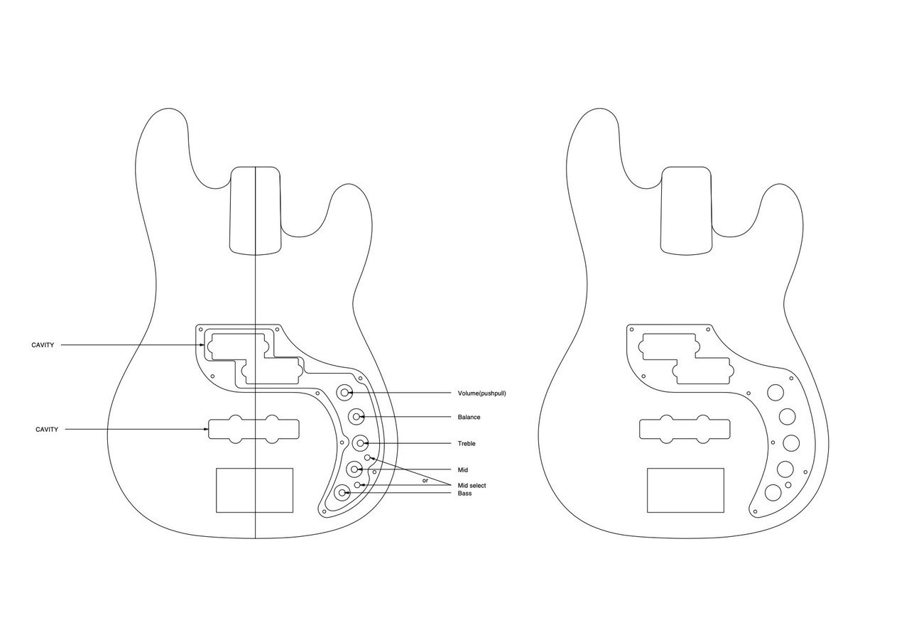 Fender PB/Singular Modify｜Hitoshi Miyata