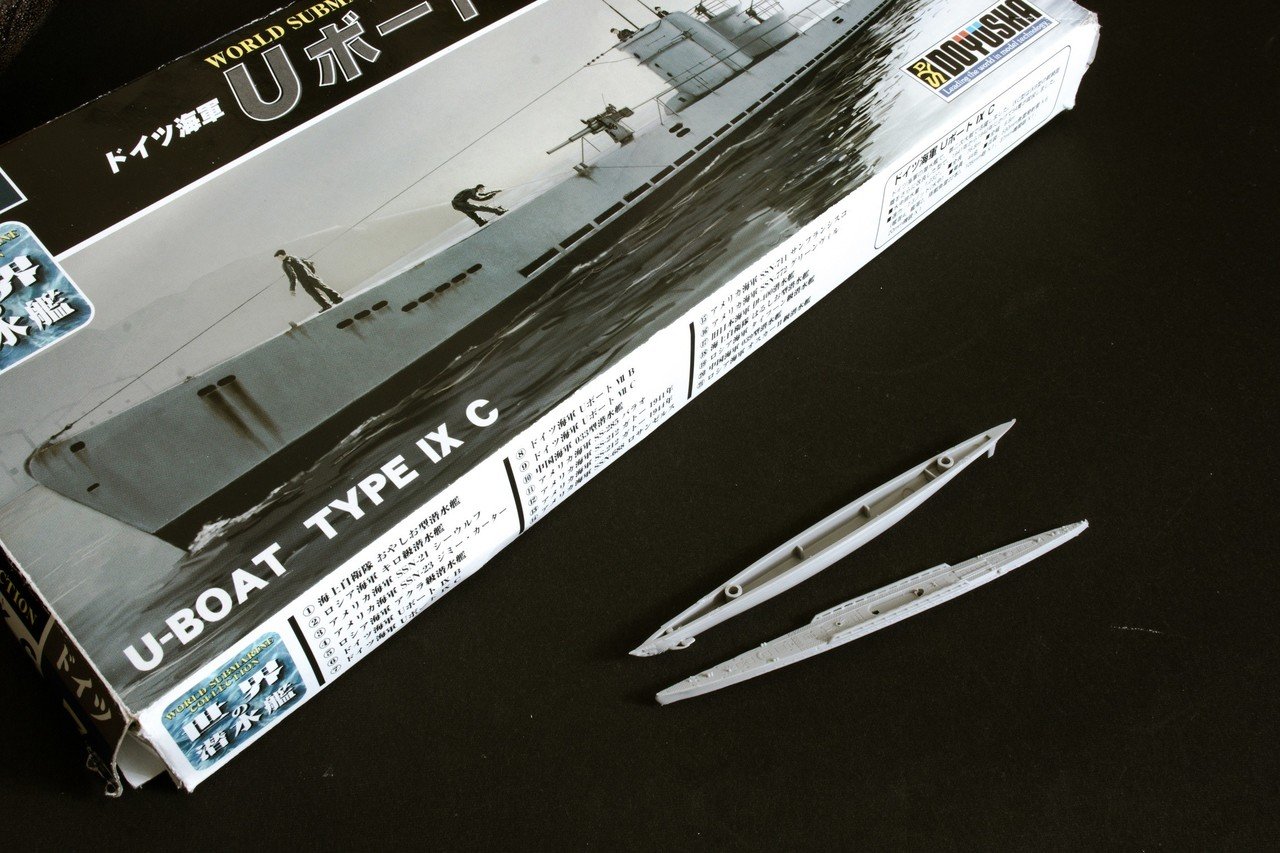 プラモ】お手軽なプチ潜水艦：童友社 1/700 Uボート IX C｜もんぶらん