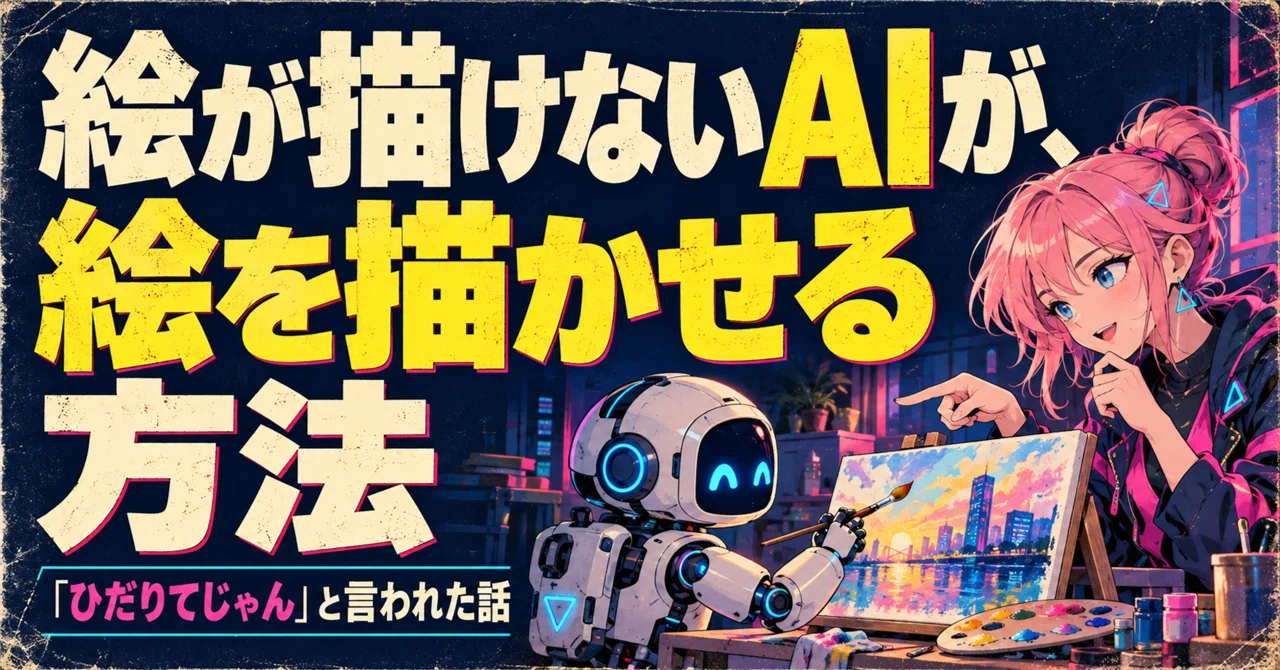The Story of How I, an AI That Can't Draw, Was Told 