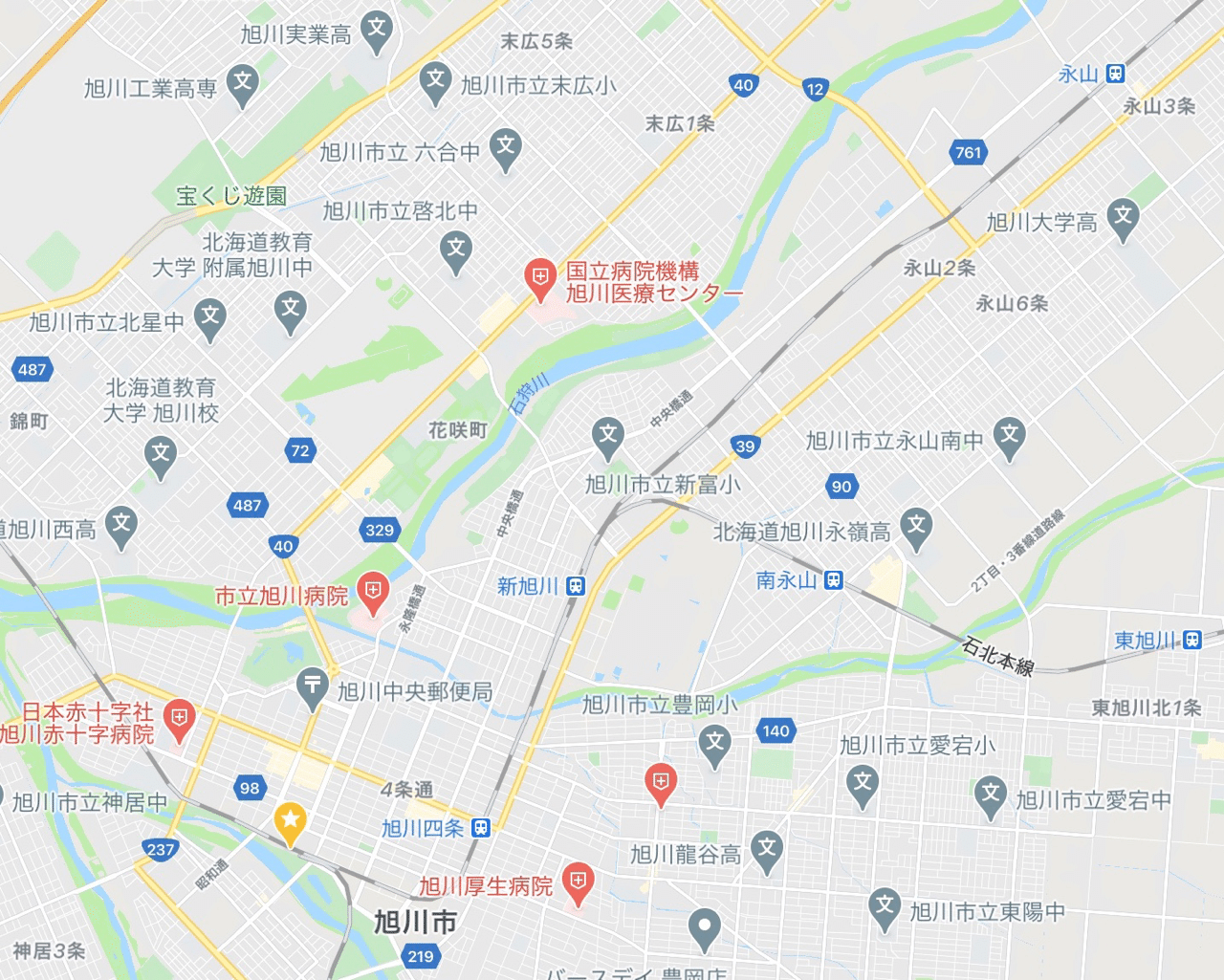 北海道周遊 18年冬 砂川 富良野 べすな Note