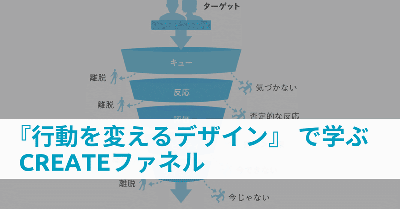 Createファネルという新しい切り口 行動を変えるデザイン を読んで Yutaf4 Note Createファネルという新しい切り口 行動を変えるデザイン を読んで Yutaf4 Note