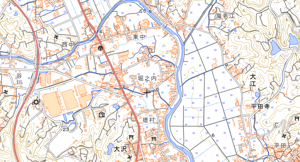 相良町の堀之内