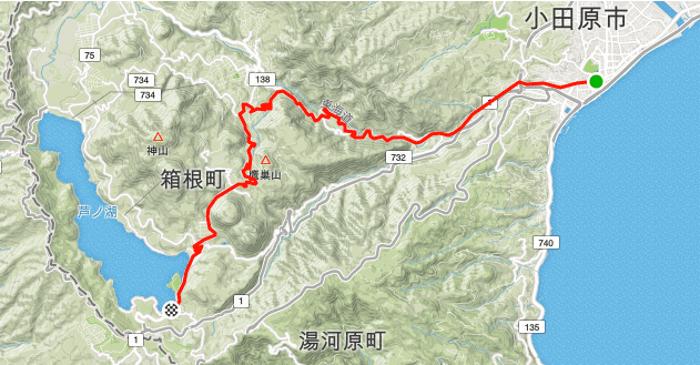 ロードバイク初心者 箱根5区をゆく 前半 激闘編 ニャンc ロードバイクに乗る檸檬 Note
