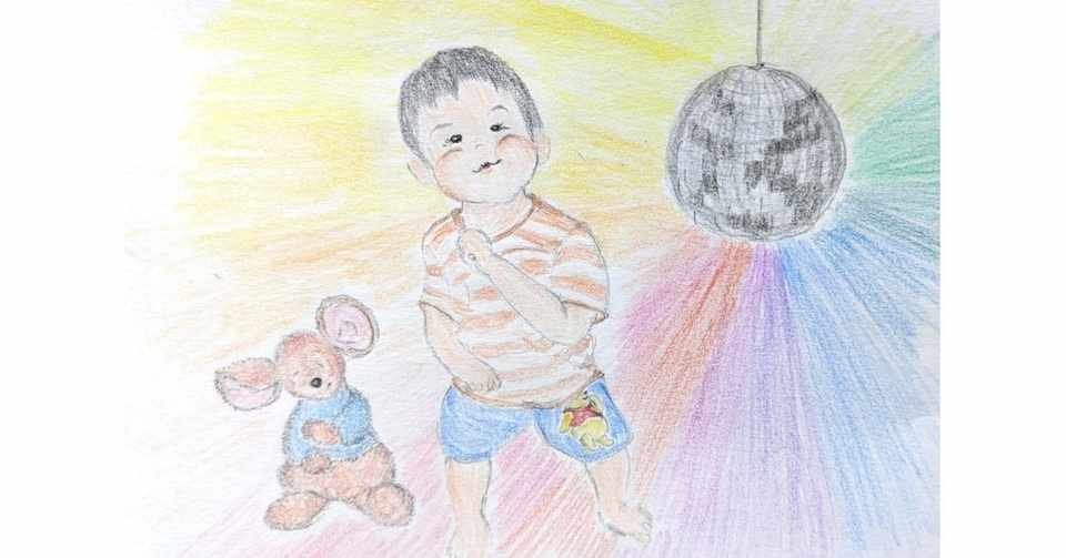 ワンワン ダーンス 息子のノリノリダンスと 絵とnoteを描く母の心の葛藤 Tocotori トコトリ Note