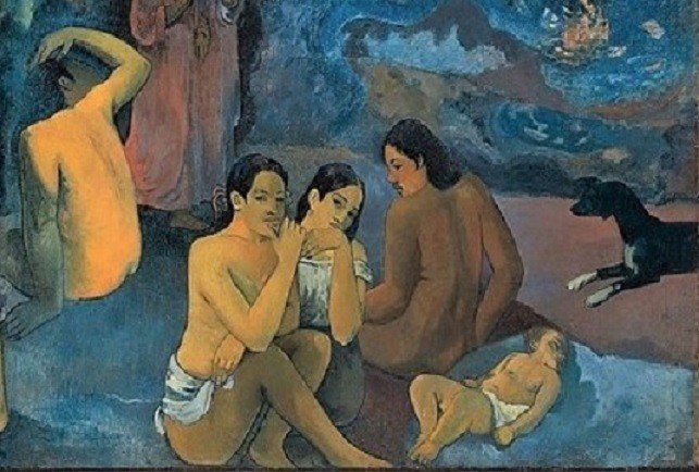 ゴーギャン Paul_Gauguin_-_D'ou_venons-nous (7)