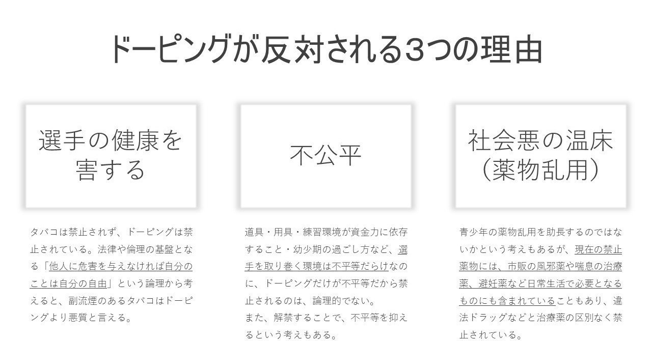 ドーピングは意外と悪くない 柿沼ユウト スポーツ哲学者 Note