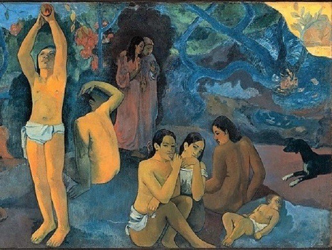 ゴーギャン Paul_Gauguin_-_D'ou_venons-nous (8)