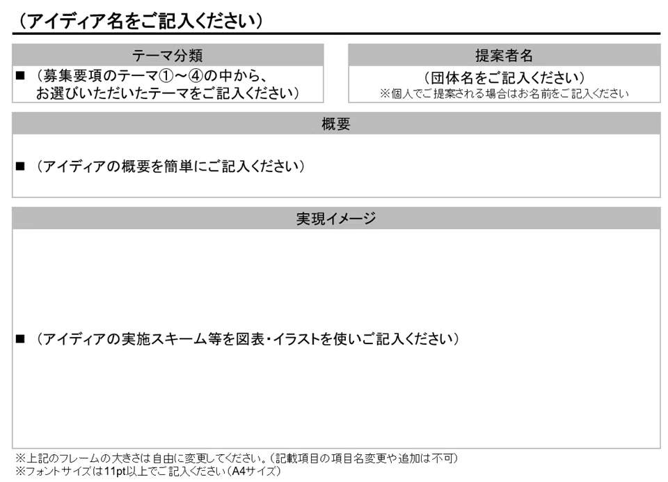 西新宿の課題解決に向けたサービスアイディアを募集します