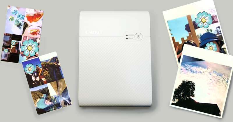 Canonのモバイルフォトプリンター2種比較 翔子 Note