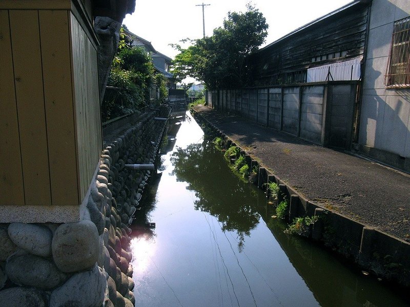 5高台寺町　用水路