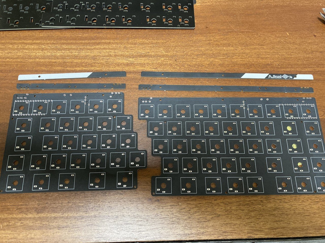 正規 Ajisai74 品 分割キーボード※説明必ずお読みください - 通販