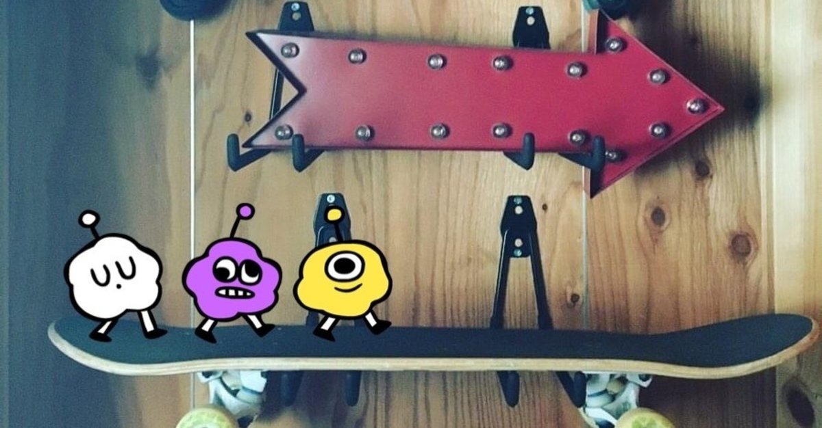 スケボー引退品