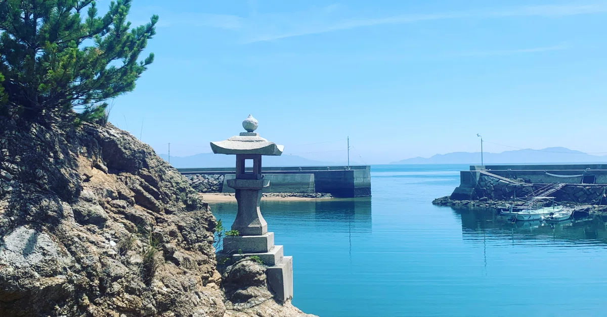 男前さん湘南の海に佇む 使い込ま