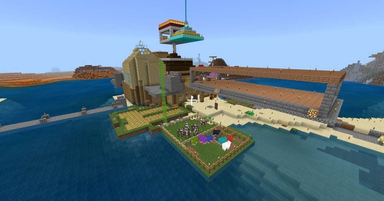 Minecraft 昔やっていたワールドを懐かしむ Gb Note