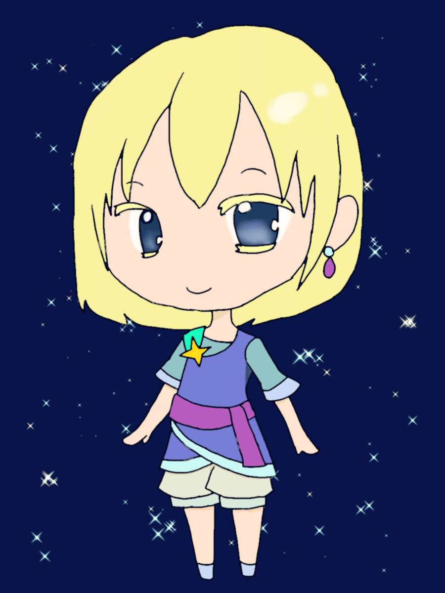 自創作の主人公を描いてみた 雪乃 Note