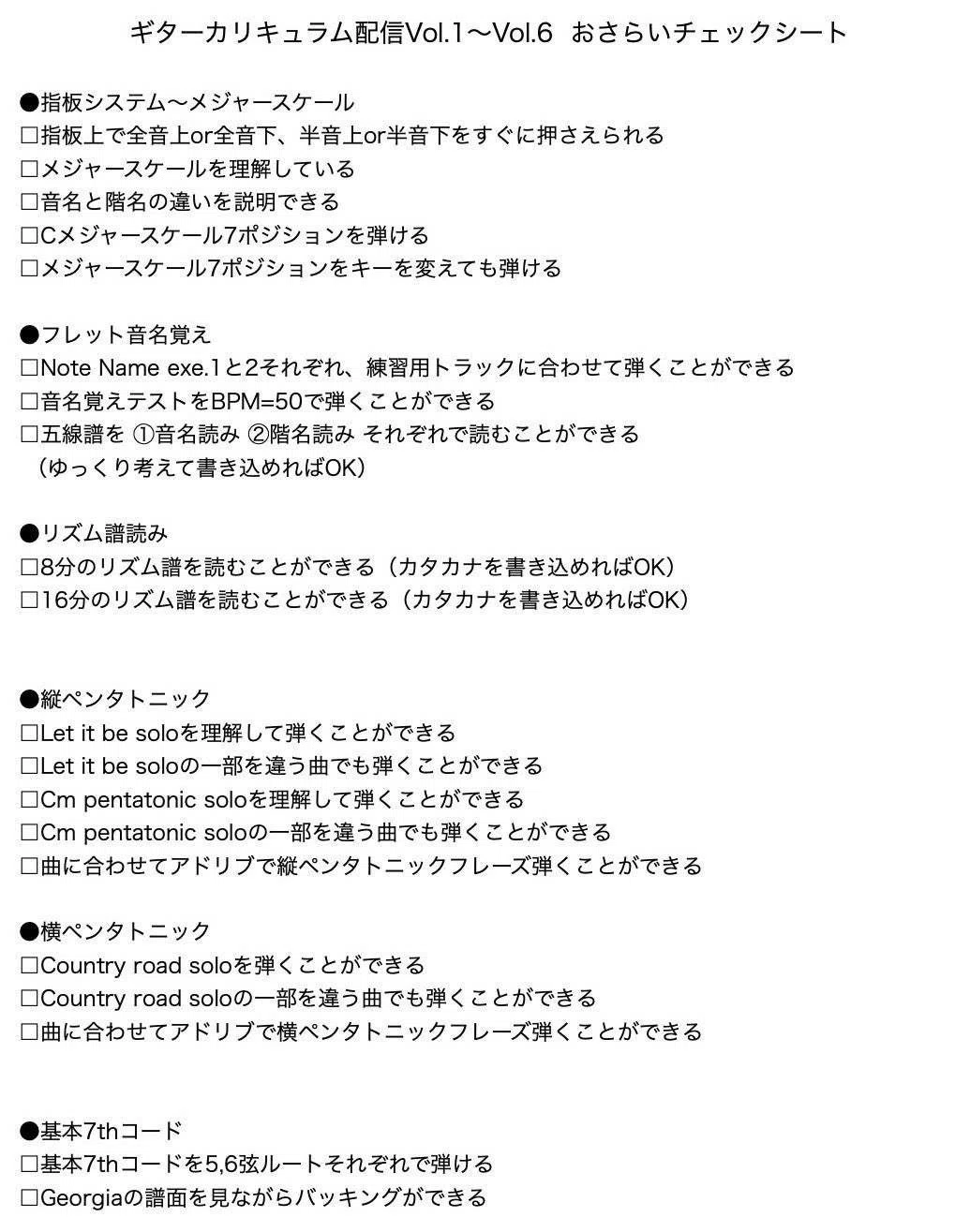 絶対に知っていて欲しいギターの基礎 7レッスン 佐々木 秀尚 Note 絶対に知っていて欲しいギターの基礎 7レッスン 佐々木 秀尚 Note