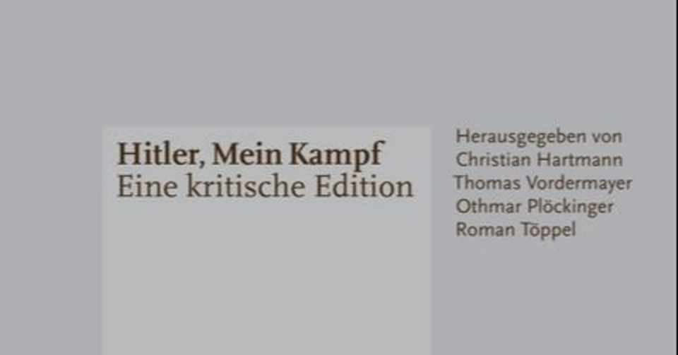 書籍紹介 Mein Kampf Eine Kritische Edition 歴史批判的注釈付き 我が闘争 Mikako Hayashi Husel 林フーゼル美佳子 ドイツ語サービス Note