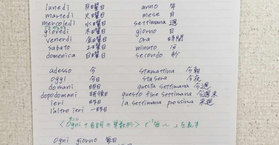 イタリア語勉強日記 2 宣言から3週間経って つるとんたん Note