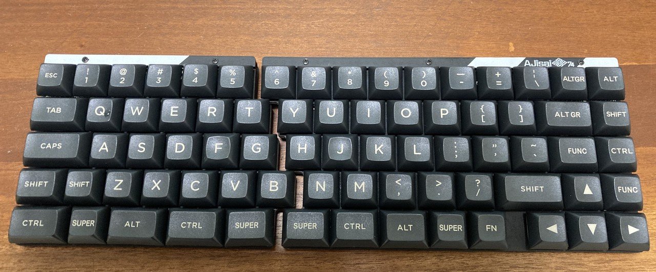正規 Ajisai74 品 分割キーボード※説明必ずお読みください - 通販