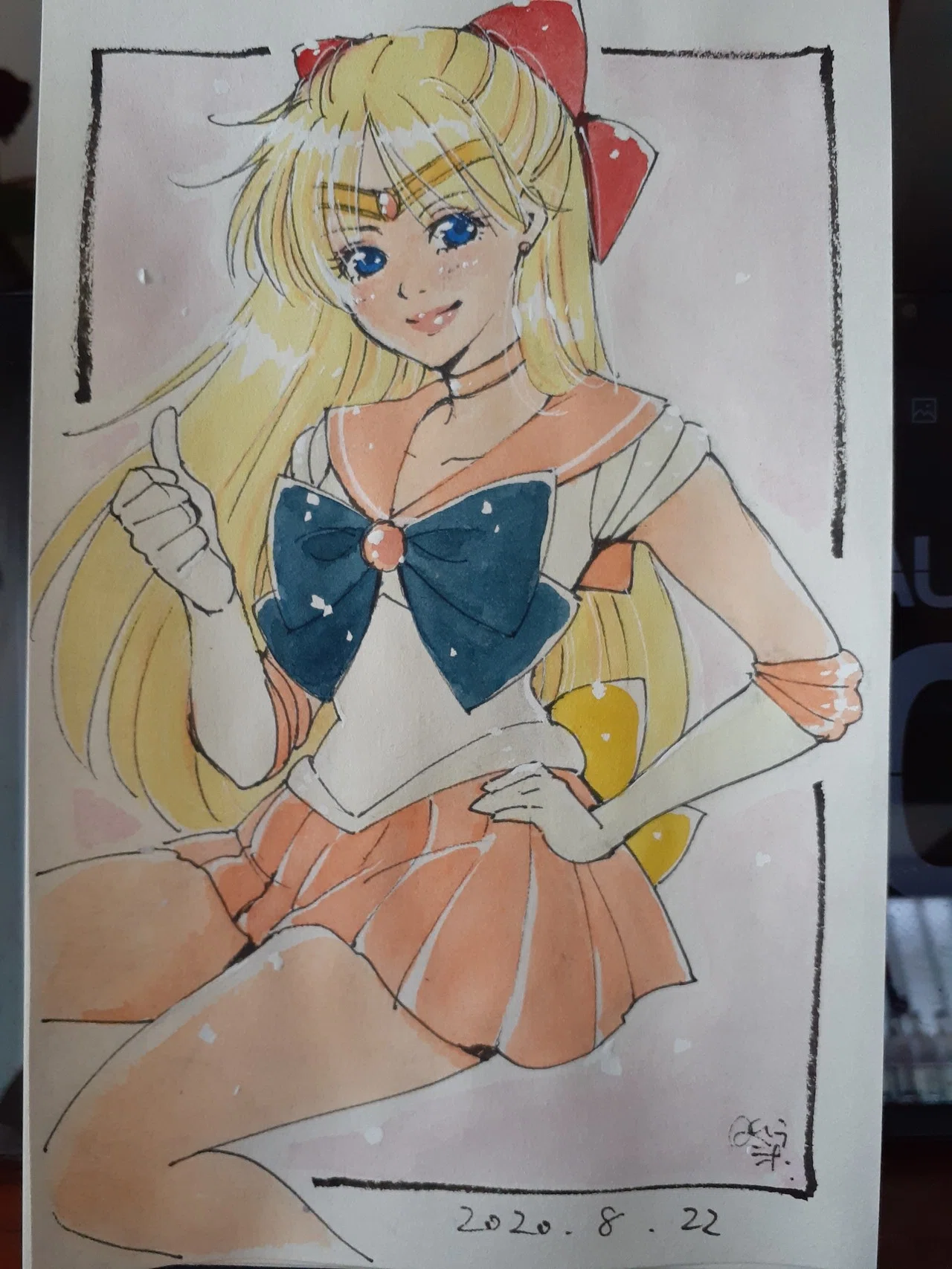 落書き 8 22 セーラーヴィーナス 田村美穂 Note