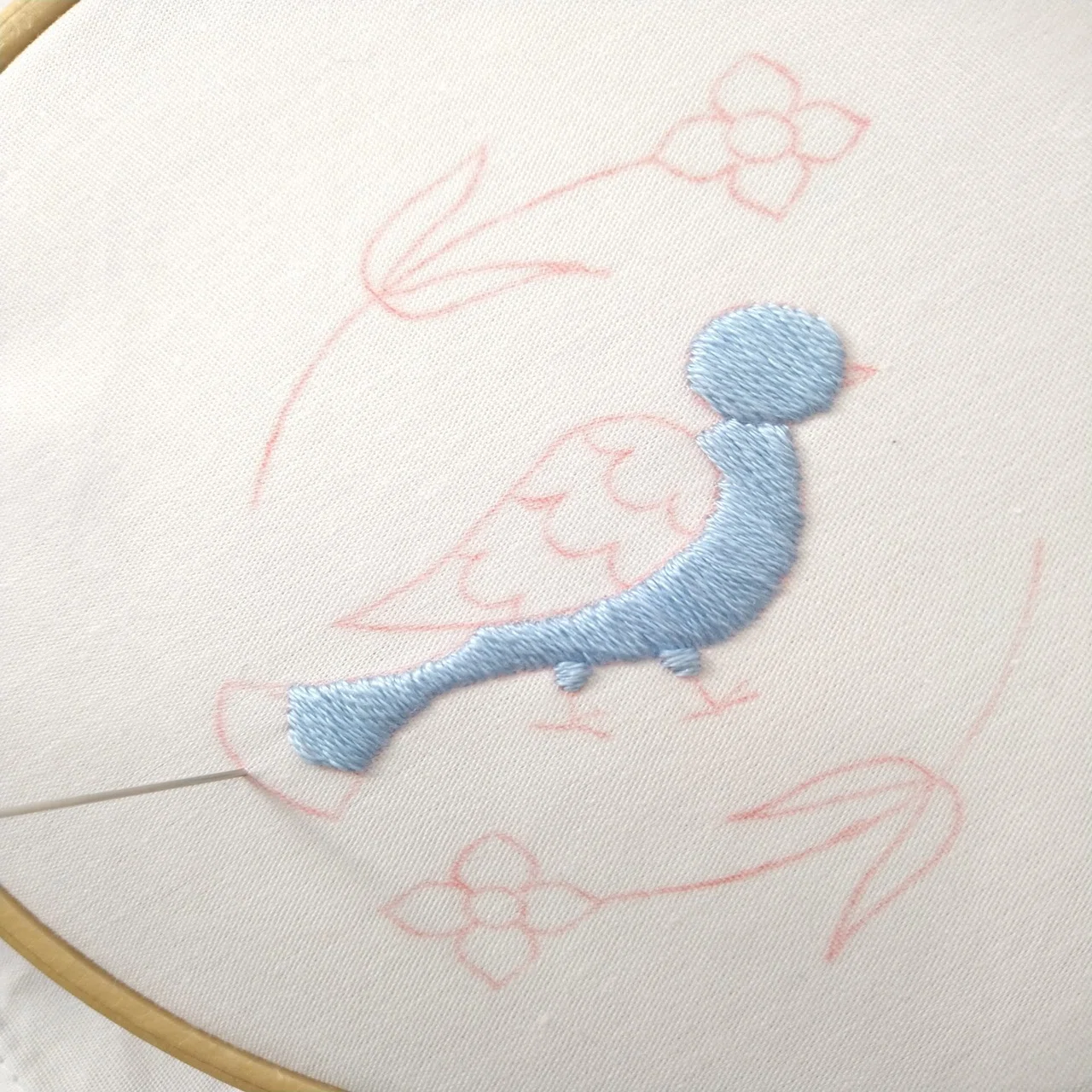鳥とお花の刺繍をしてみよう* ステップ3 〜鳥の羽〜｜Apostrophe+s 