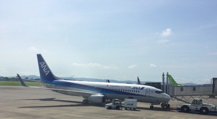 鹿児島空港到着〜〜（目的地は宮崎県ですが場所的に鹿児島空港を使うのです）。