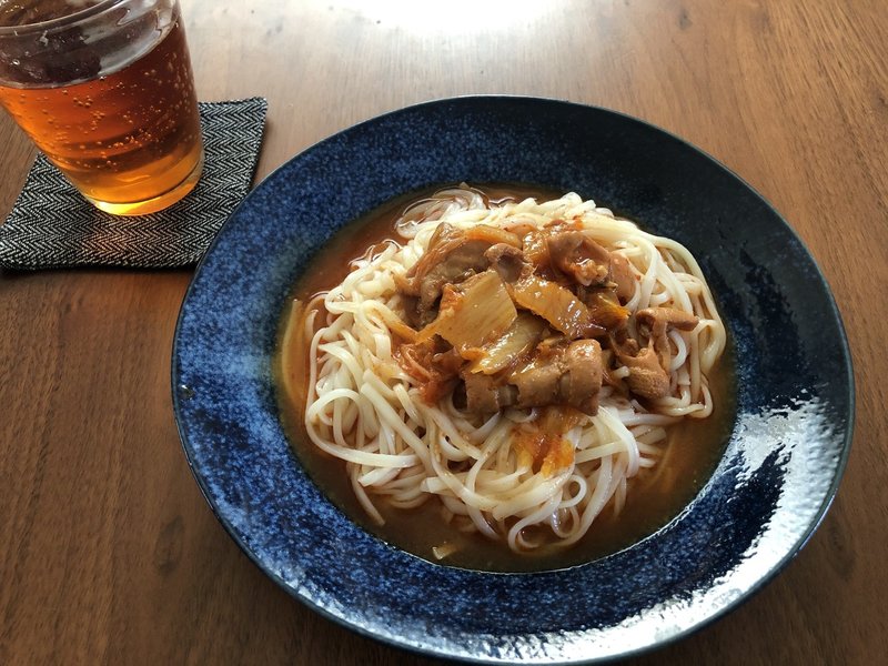 氷見うどんで韓国風ジャージャー麺作ったら優勝した ケイチェルおじ Note