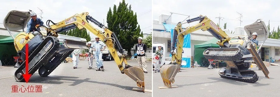 重心と傾き限界