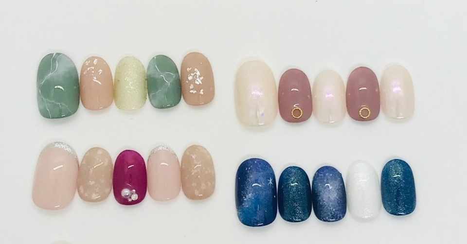 秋のネイルデザイン公開 ネイルチップ販売 ティンブレ Note