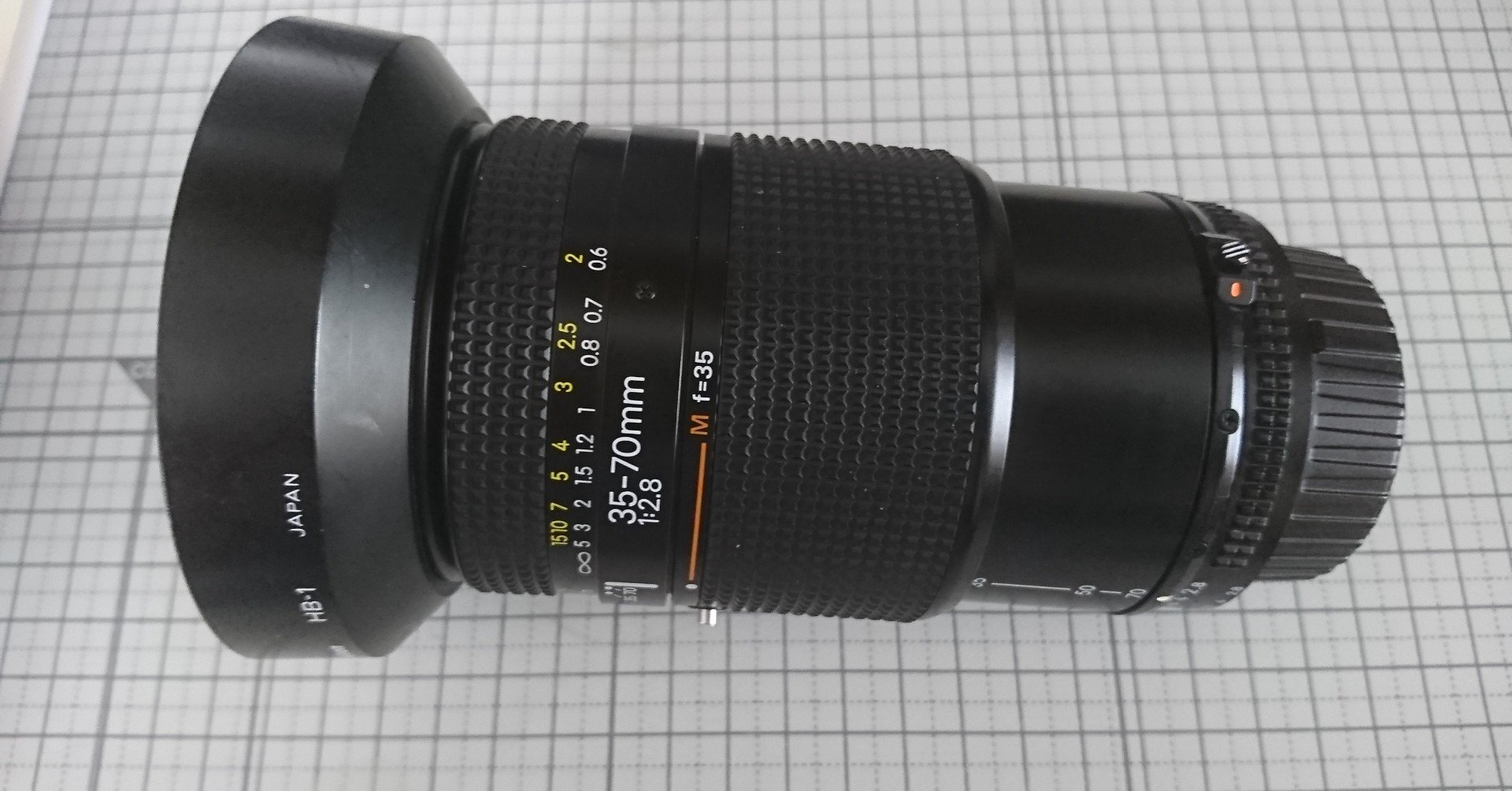 ニコンの激安中古レンズを復活させる（その２）Ai AF Zoom Nikkor 35