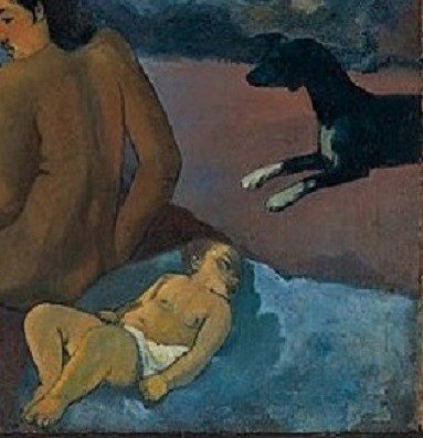 ゴーギャン Paul_Gauguin_-_D'ou_venons-nous (3)
