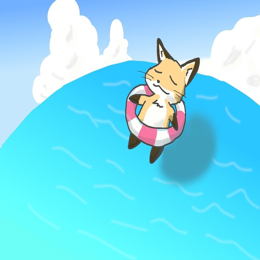 イラストを書くようになりました キタキツネ Note
