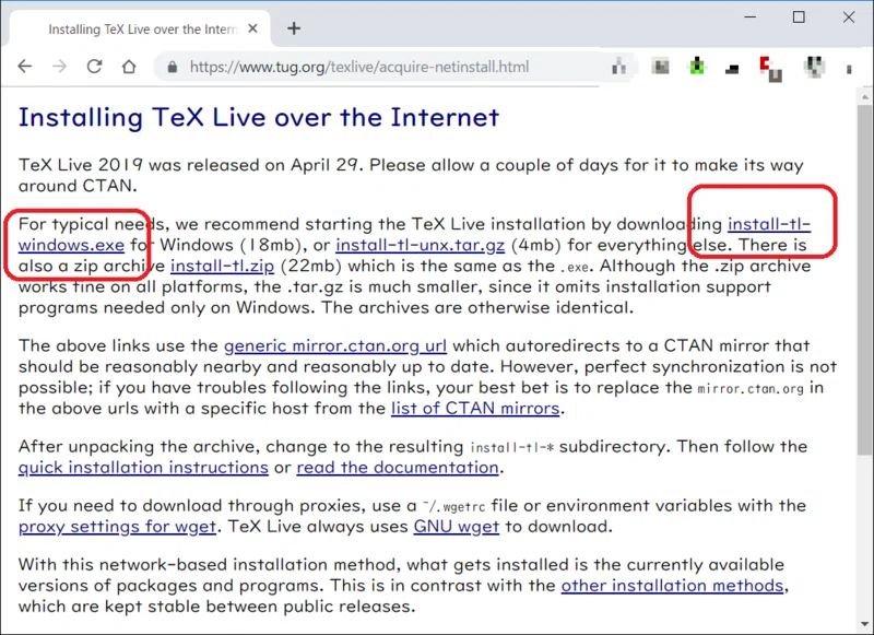 TeX Live 2019 をインストールする。その1｜高瀬浩之