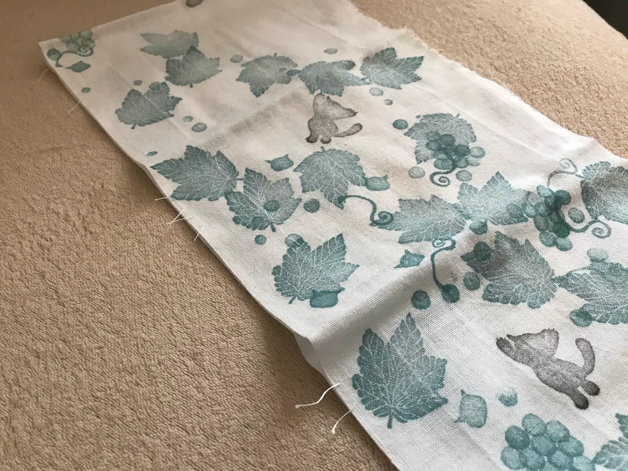 長襦袢に半襟をつけたよ Nekoget Note