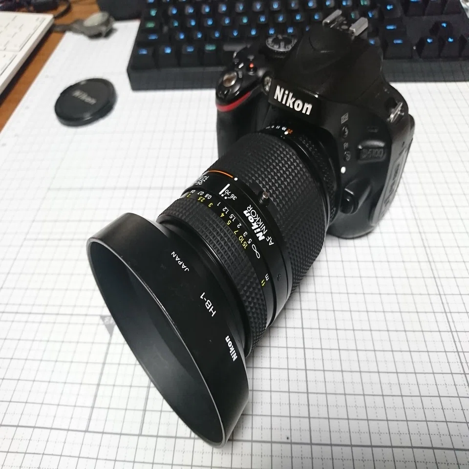 ニコンの激安中古レンズを復活させる（その2）Ai AF Zoom Nikkor 35 