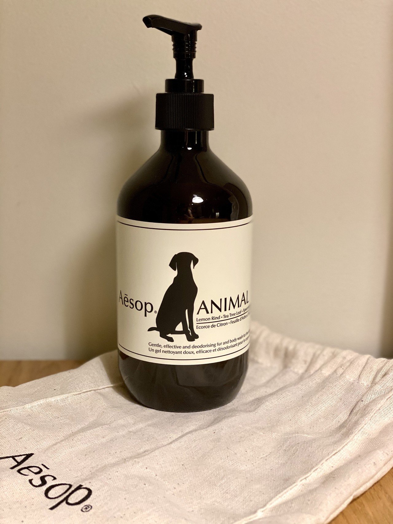 Aesopのペット用シャンプーで犬さんがトトロ化した まるぼうろ Note