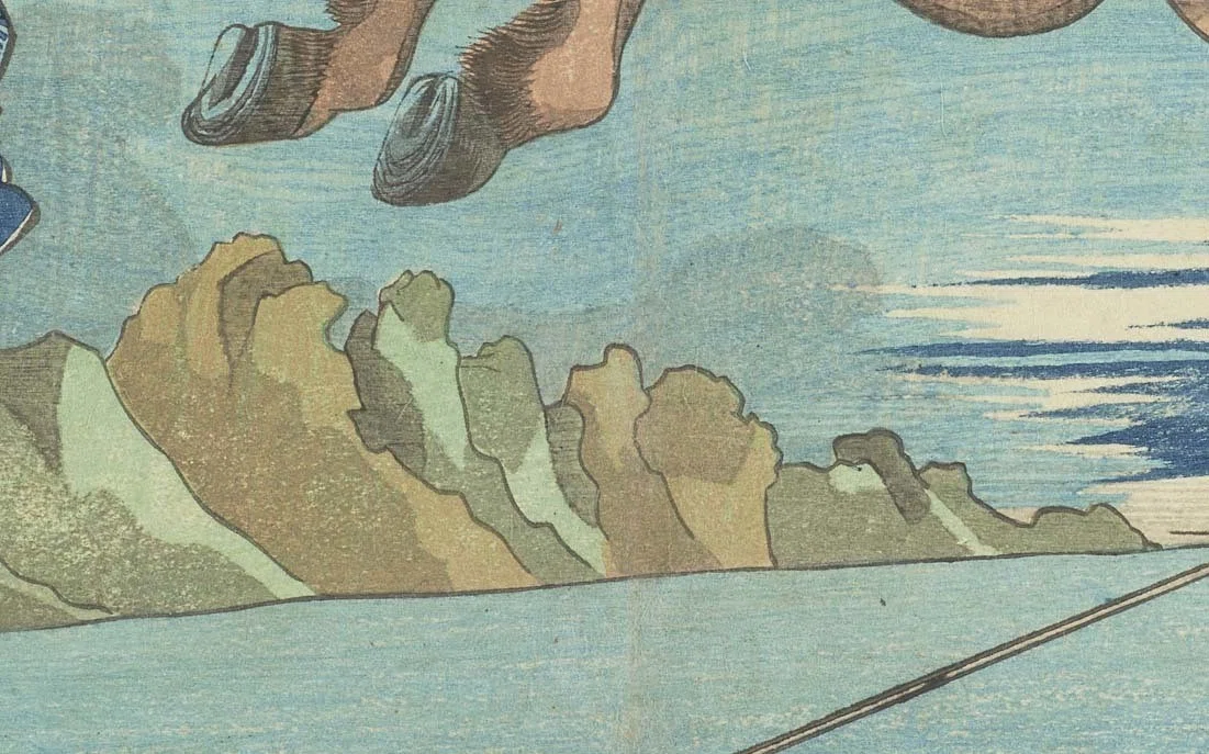 A story about an Ukiyo-e beauty who wandered into another world