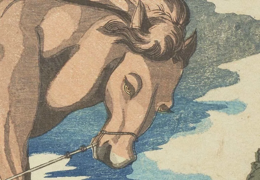 A story about an Ukiyo-e beauty who wandered into another world