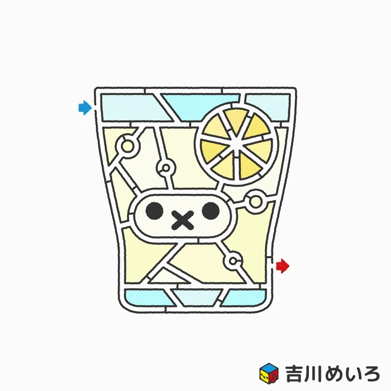 ジュースのぬりめいろ 吉川めいろ Meiro Yoshikawa Note