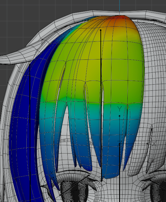 Blender モデリング初心者が女の子を作って動かすまでの備忘録 11 リギング3 こあろ Note