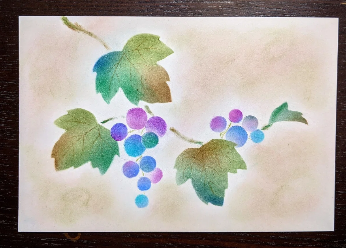 [Video] How to Draw Wild Grapes｜成澤まり⭐初心者向けパステルアートの先生