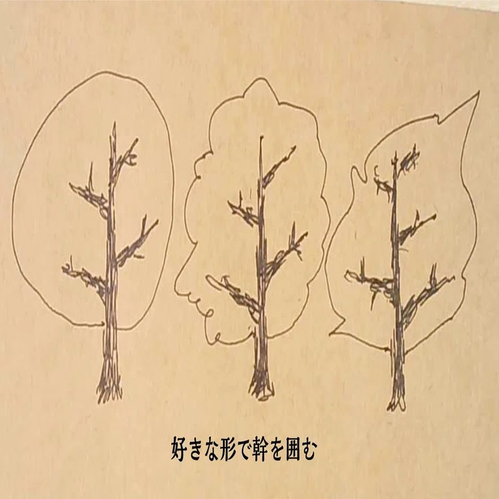 ラフな木を描きたい〜ボールペン〜｜サトウヒロシ