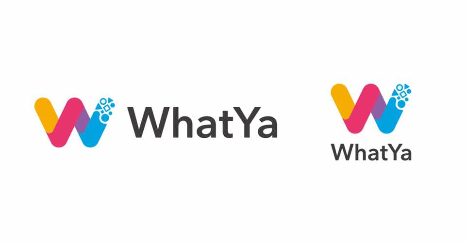 Whatyaのロゴがカラフルになった理由 ロゴ制作の現場をインタビュー さいとう 株式会社空色 Note