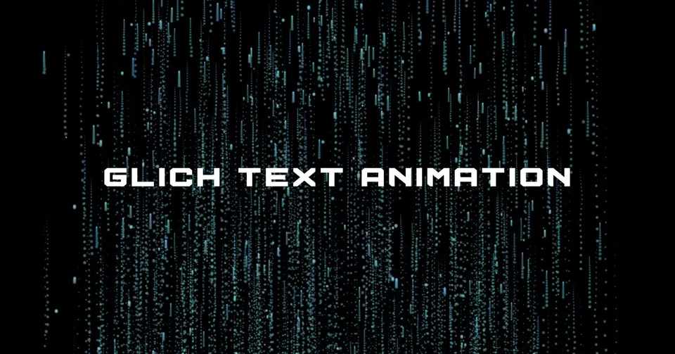 Ae グリッチ風テキストアニメーション 5分 Gear ハラショー 映像関係 Note